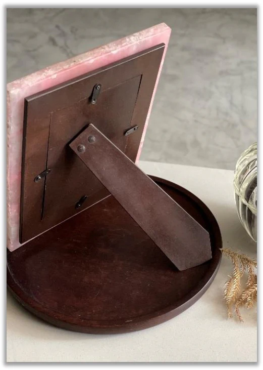 Rose Quartz Photo Frame