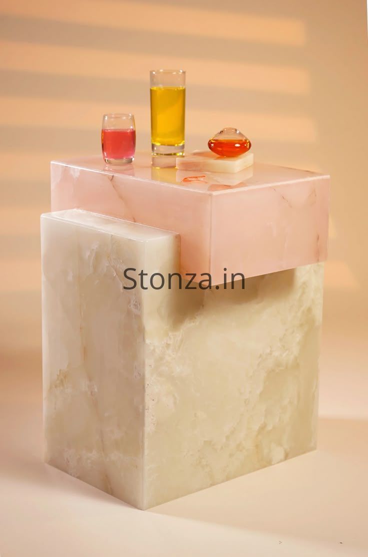 Rose Prism Table