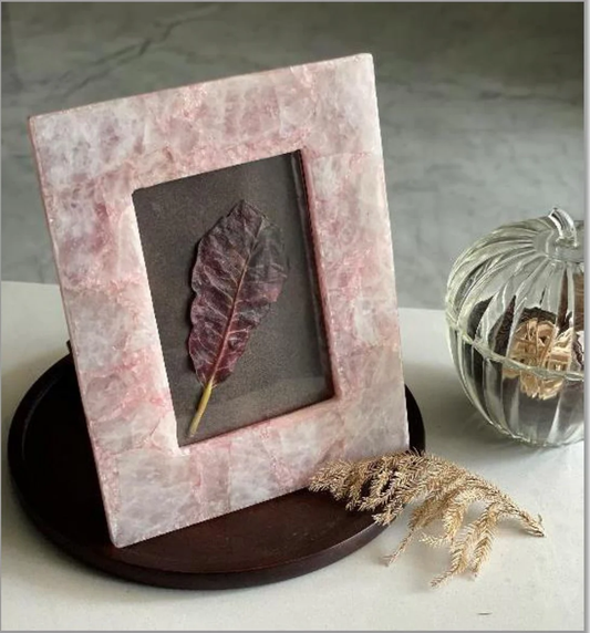 Rose Quartz Photo Frame