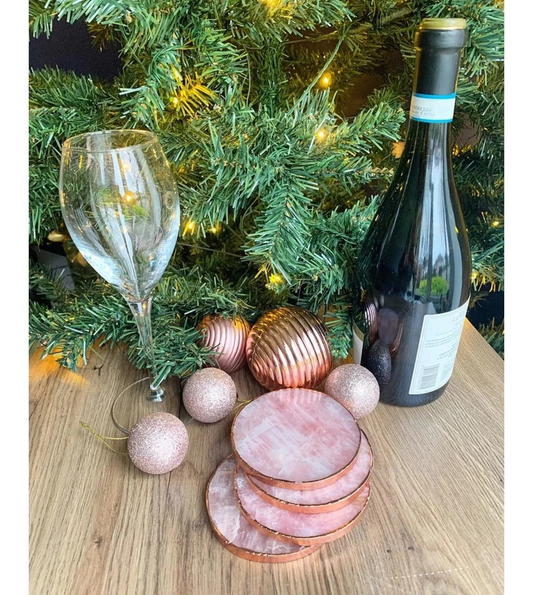 Rose Quartz Glow Coasters